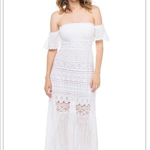 Temptation Positano Bora Bora Off The Shoulder Maxi Dress